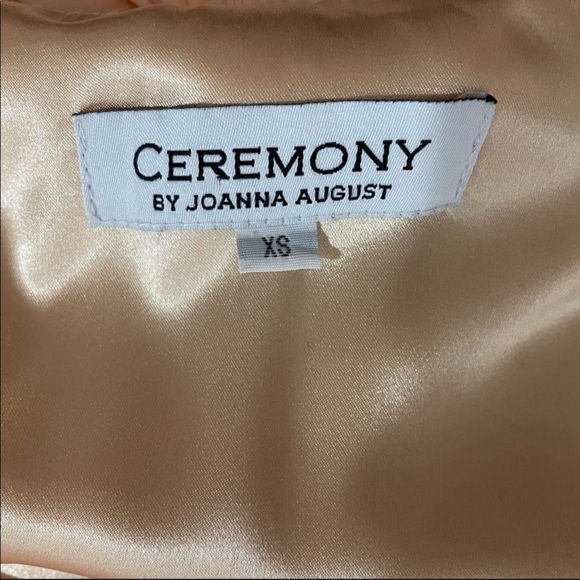 Ceremony Joanna August Peach Parker Braided‎ Strap Wrap Maxi Dress - Picture 8 of 10